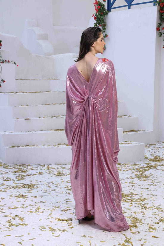 Pink Sequi Maxi Kafta