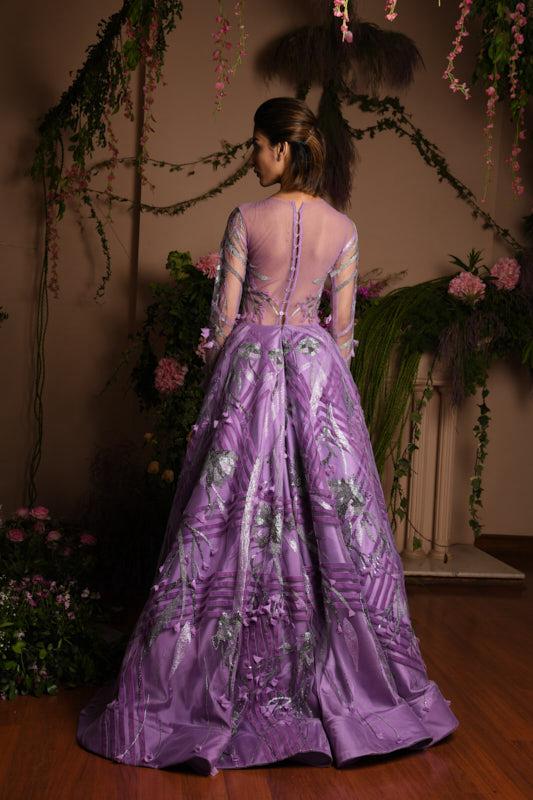 Lilac Bridal Gown