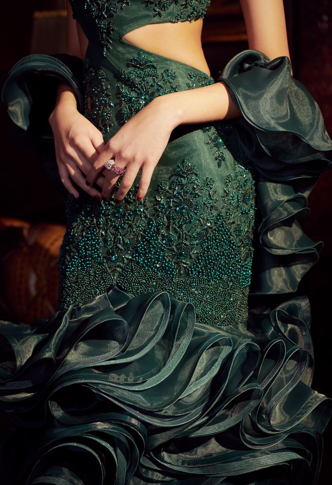 Emerald Green Gown