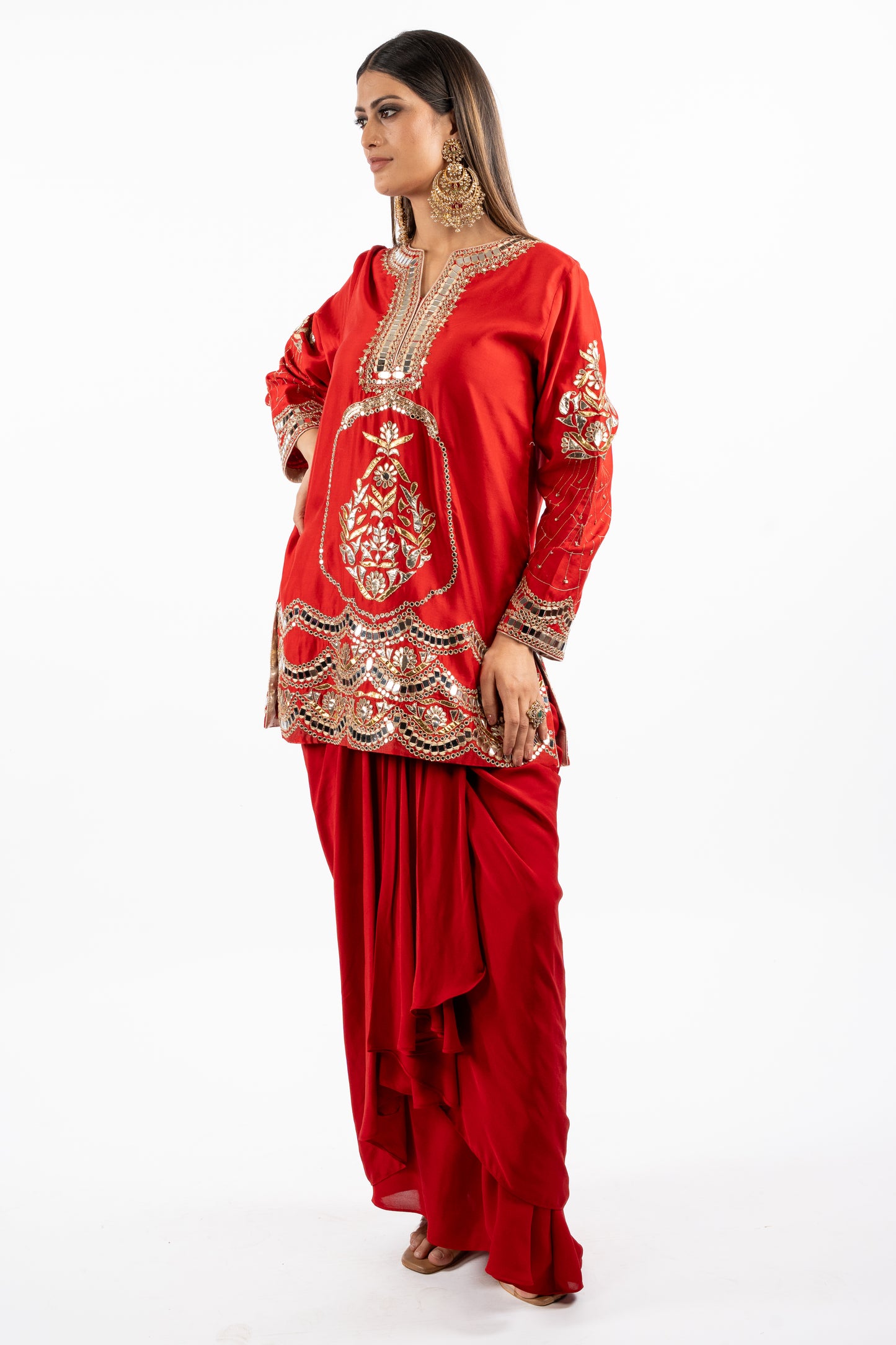 Royal Sindoori Heritage Sharara Set