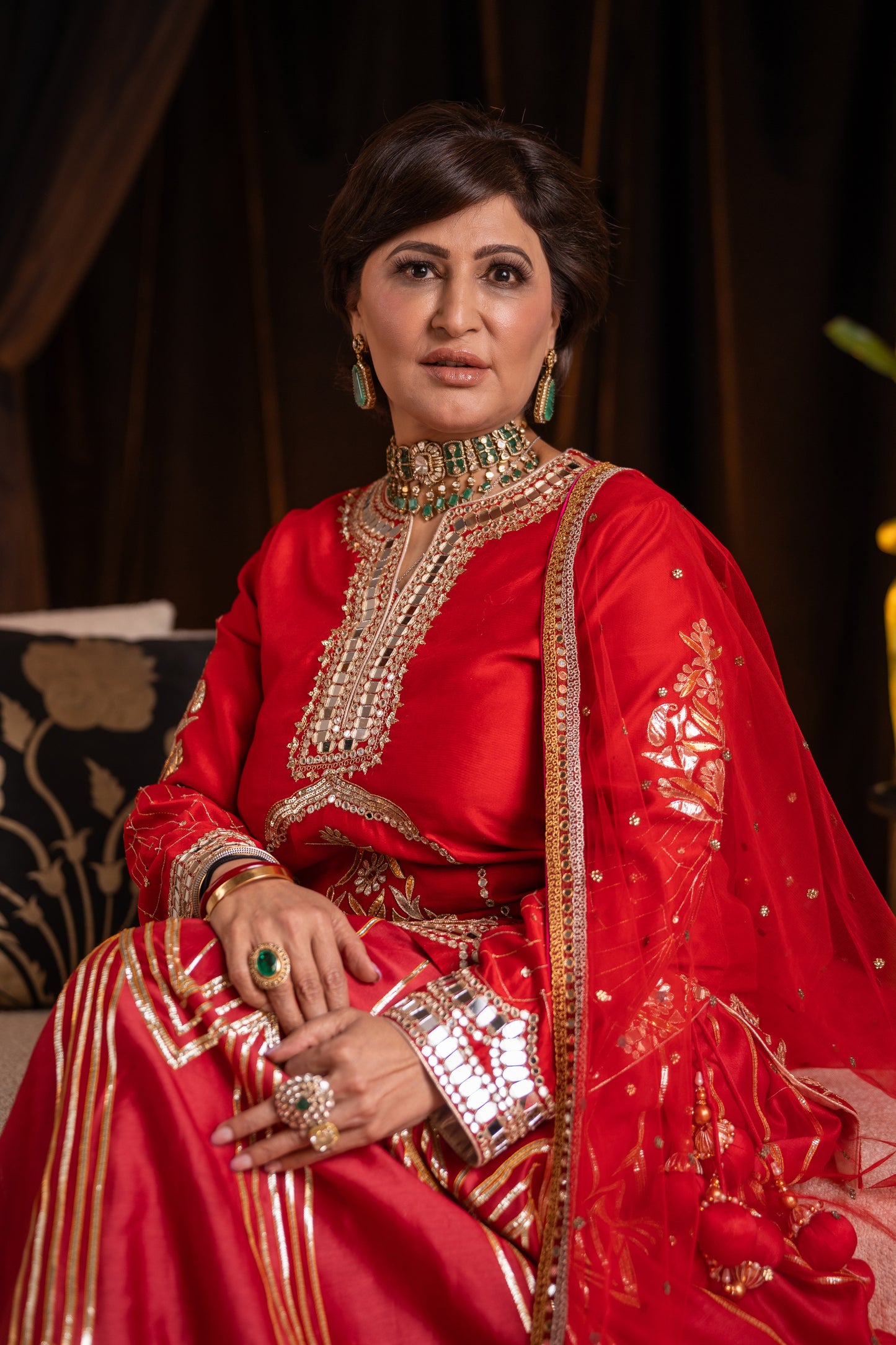 Royal Sindoori Heritage Sharara Set