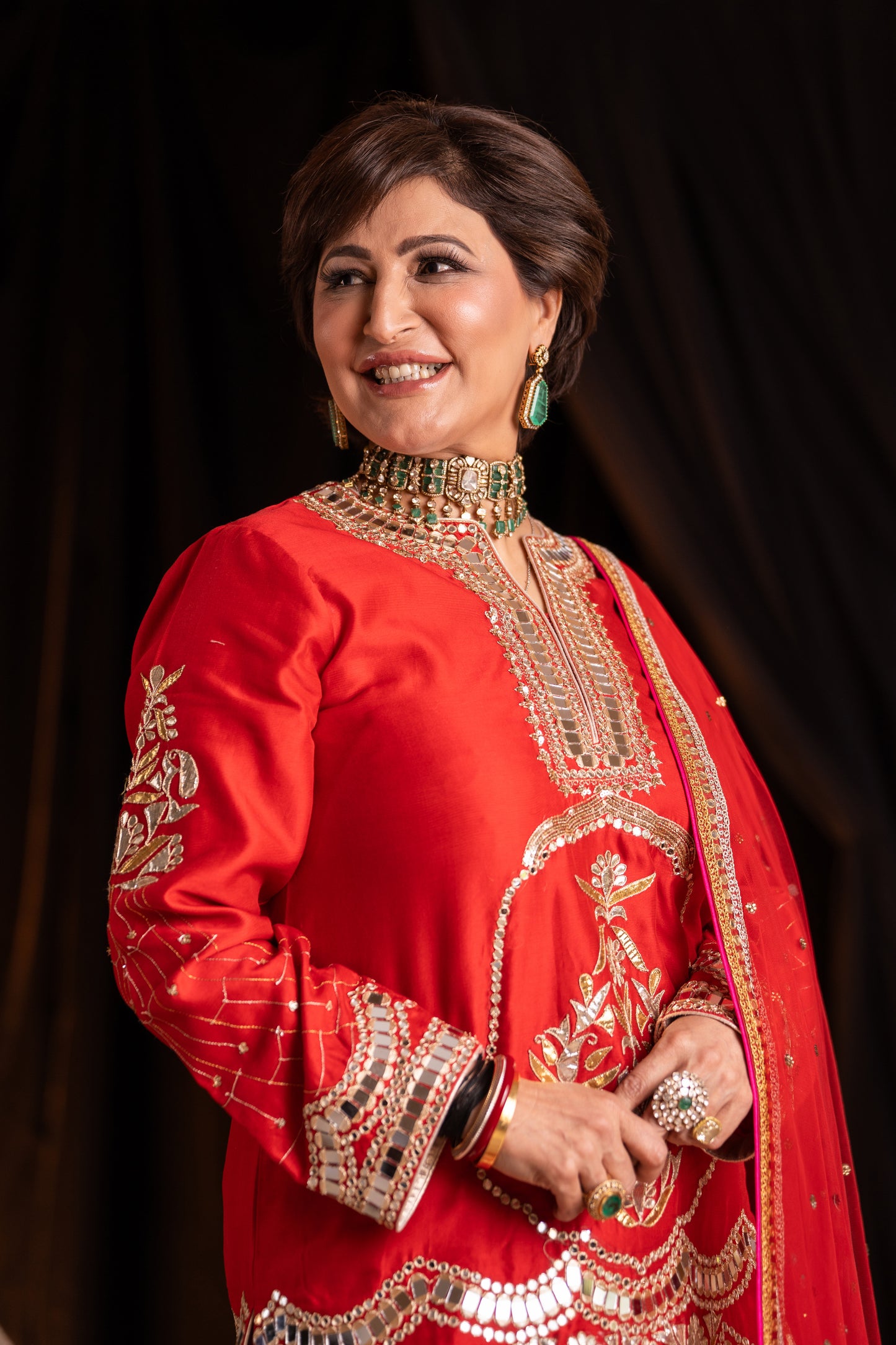 Royal Sindoori Heritage Sharara Set