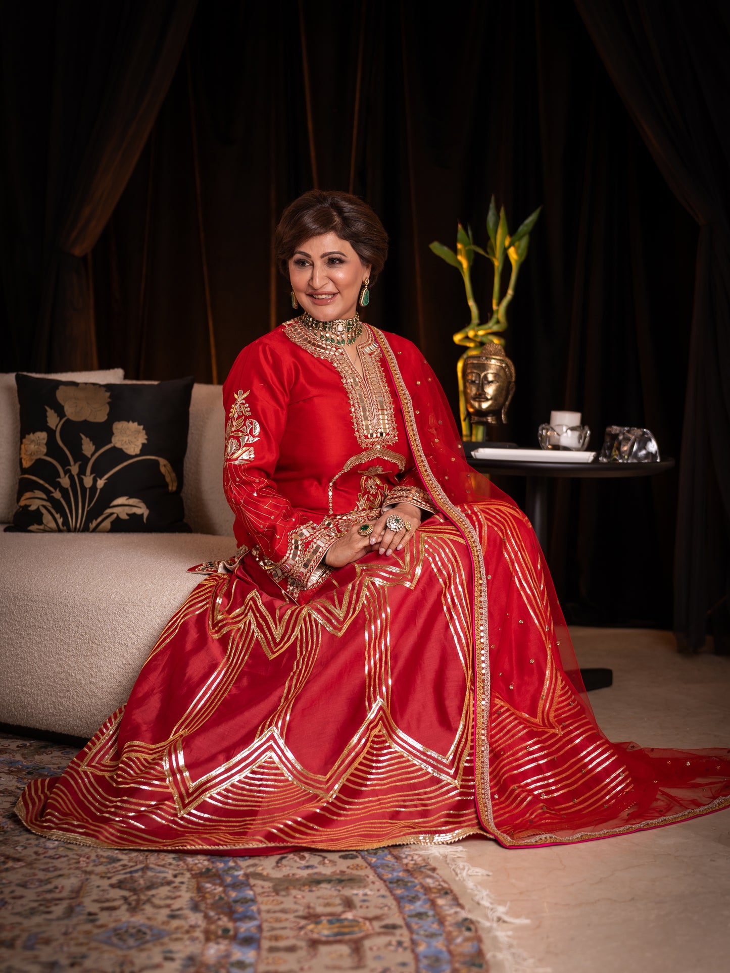 Royal Sindoori Heritage Sharara Set