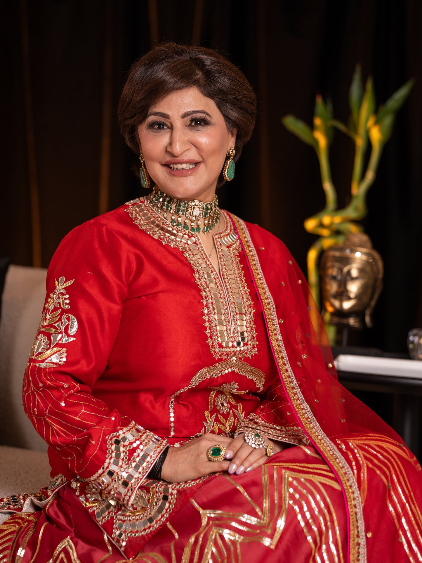 Royal Sindoori Heritage Sharara Set