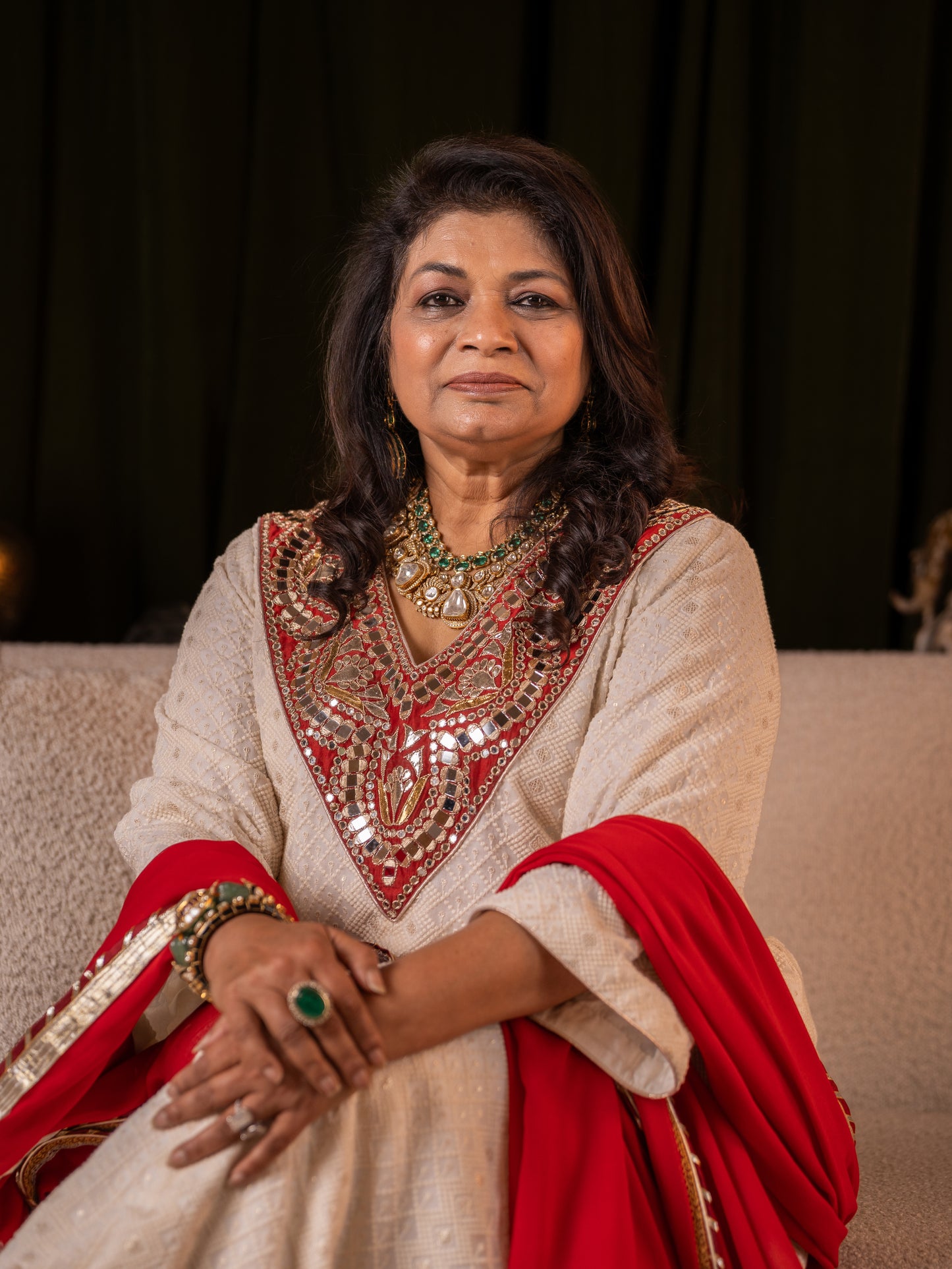 Ivory Festive Kurta Set