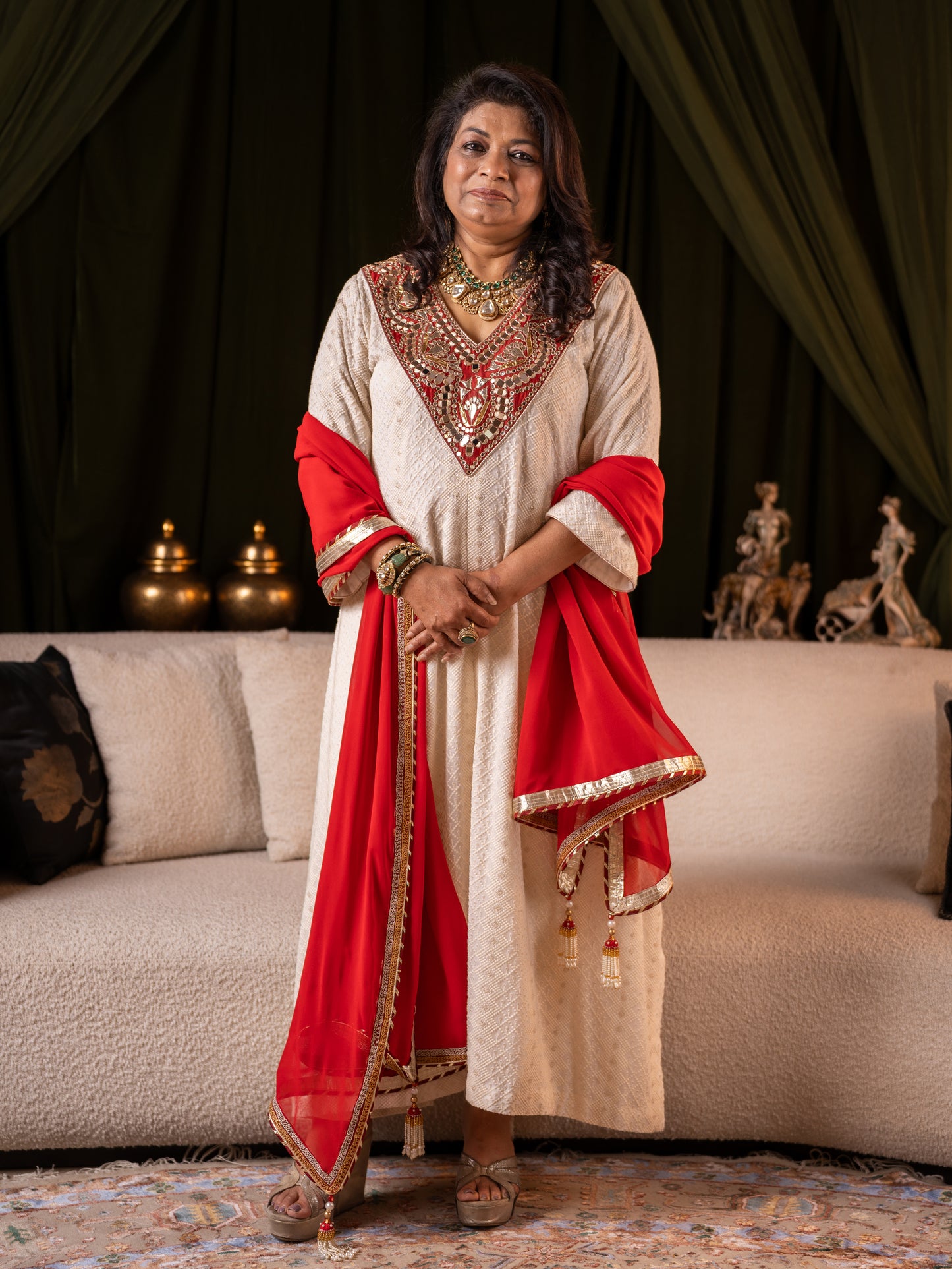 Ivory Festive Kurta Set