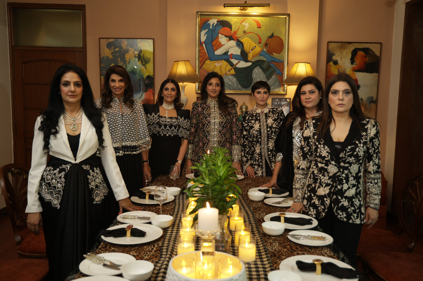 Luxury Black Embroidered Long Jacket