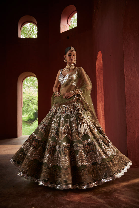 Sage Green Lehenga 