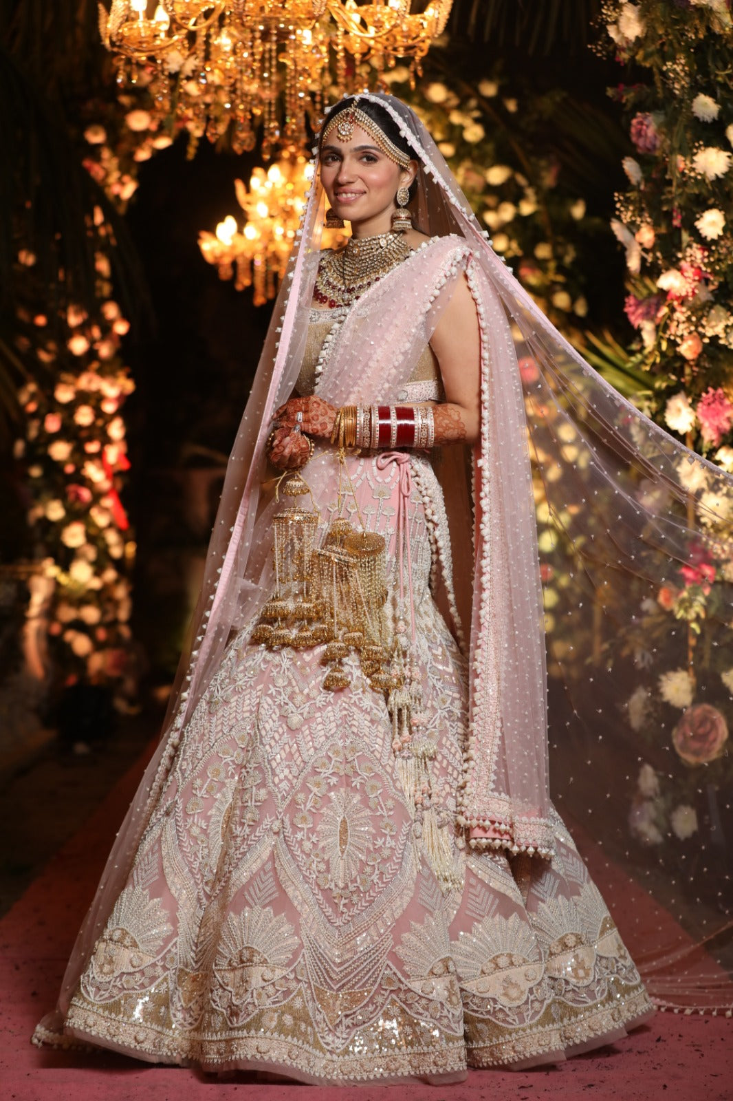 Pink Bridal Lehenga Set