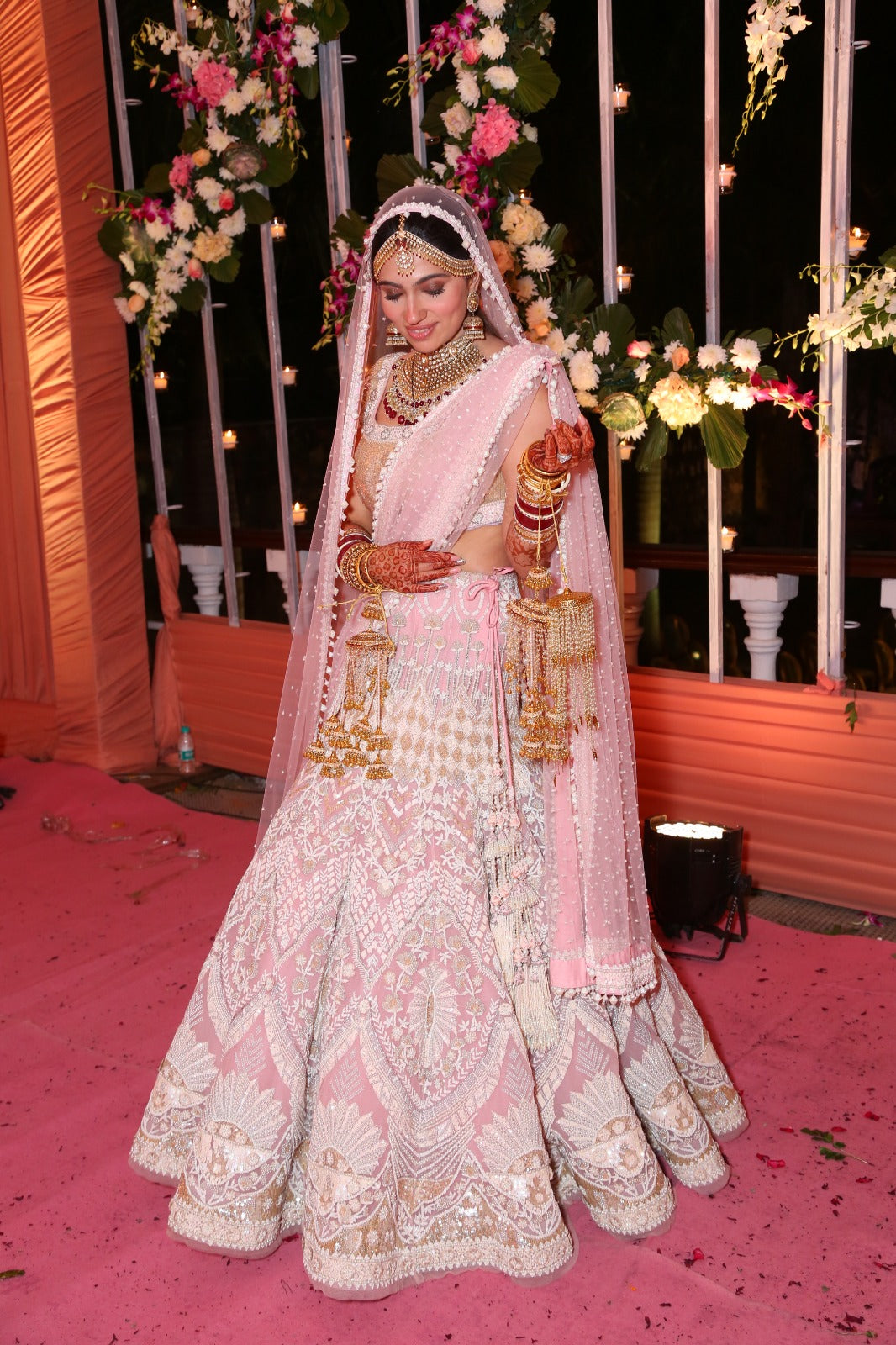 Pink Bridal Lehenga Set