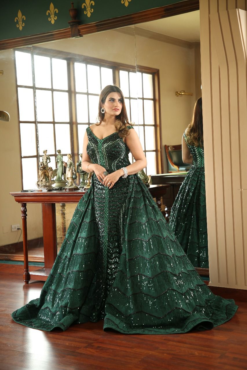 Emerald Green Ball Gown