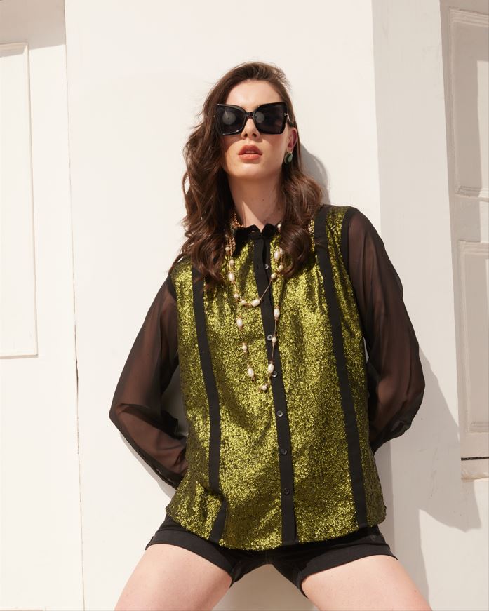 Sequins Boho Shirt