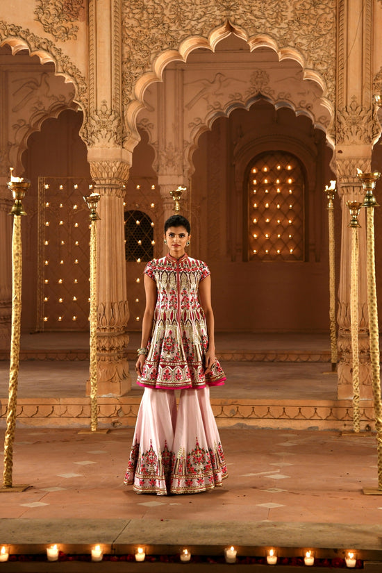 Pink Sharara Suit