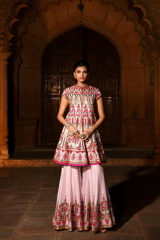 Pink Sharara Suit