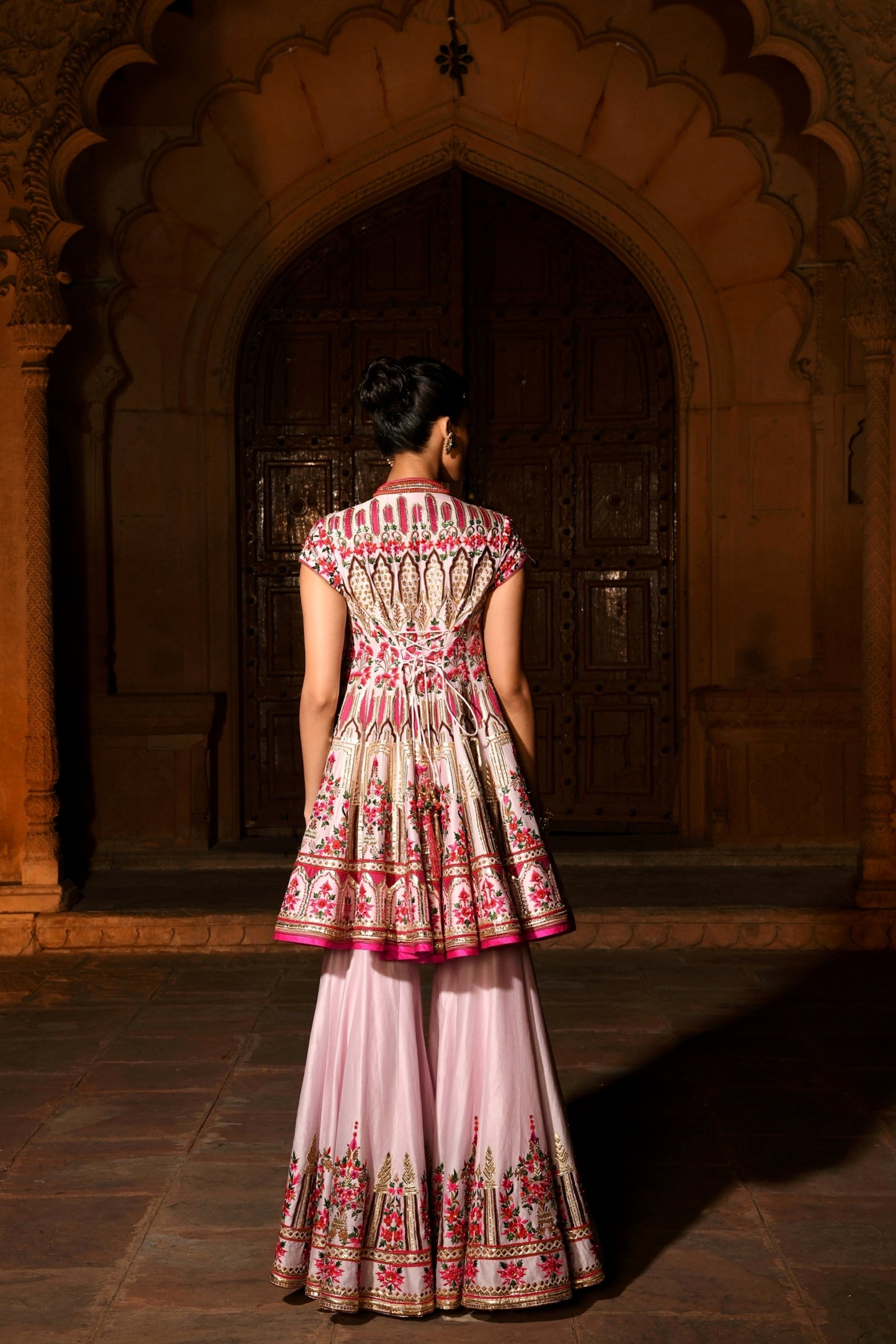 Pink Sharara Suit