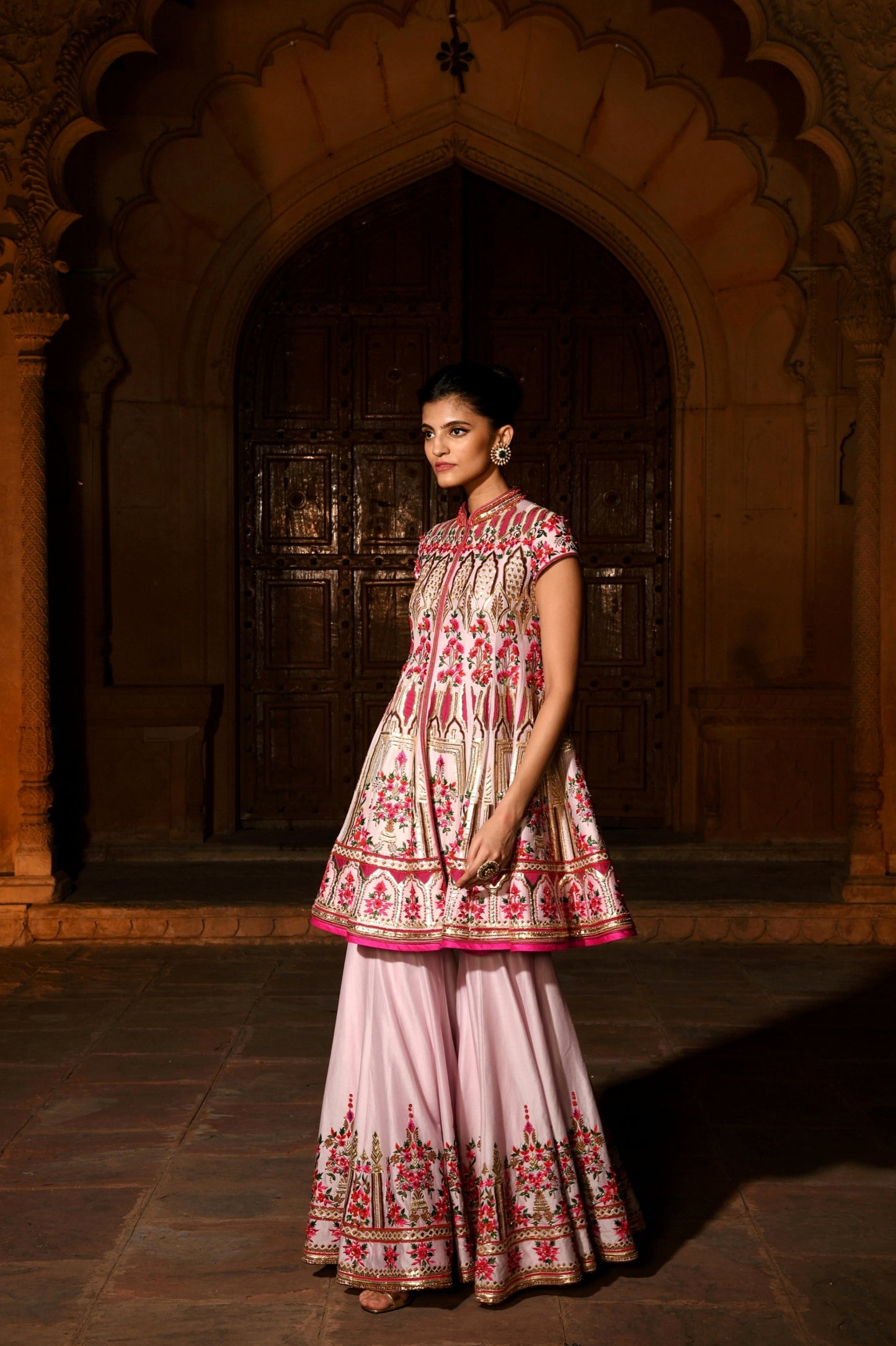 Pink Sharara Suit