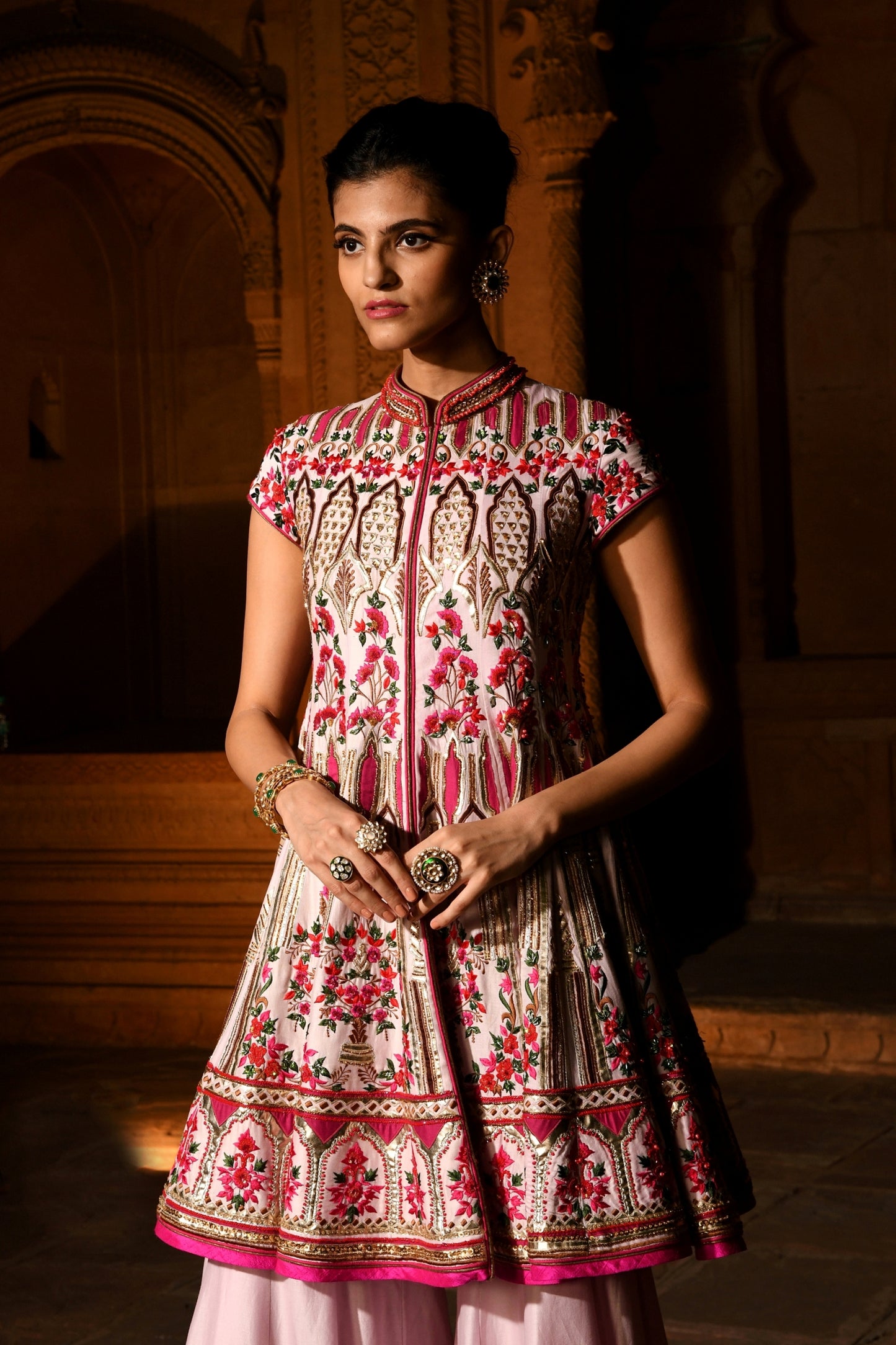 Pink Sharara Suit