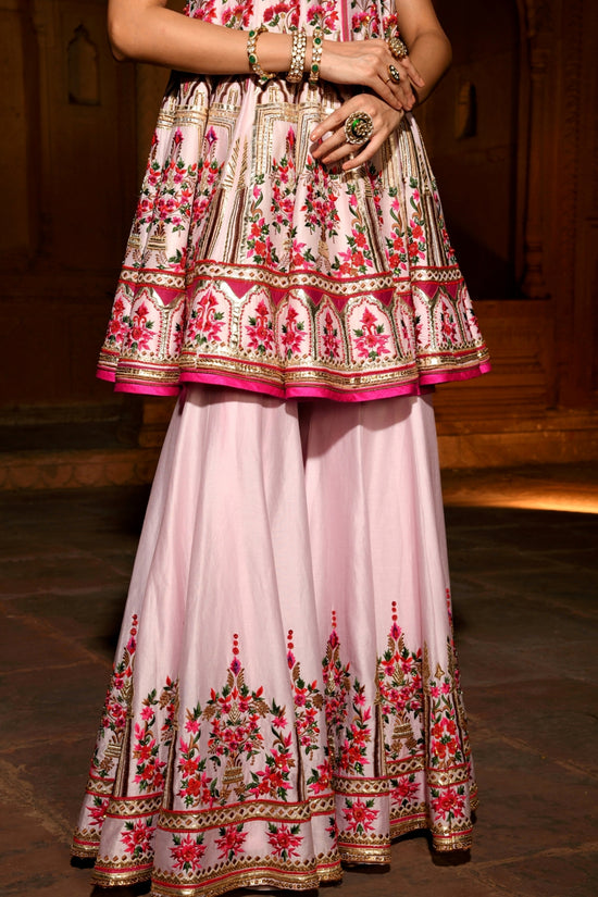 Pink Sharara Suit