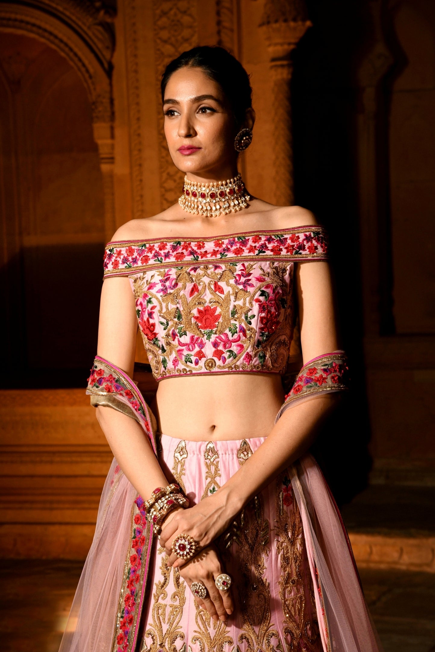 Pink Designer Bridal Lehenga