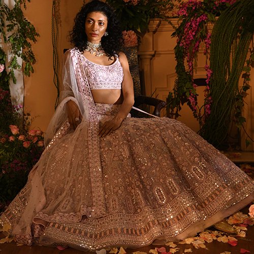 Sorrel Bridal Lehenga Choli Set