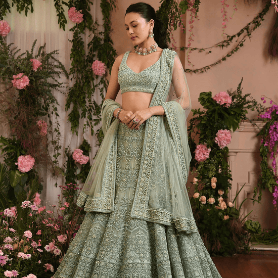 Willow Bridal Lehenga Choli Set