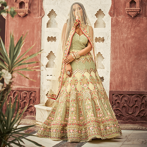 Light Green Anarkali Suit