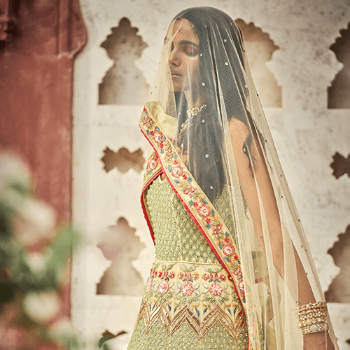 Light Green Anarkali Suit