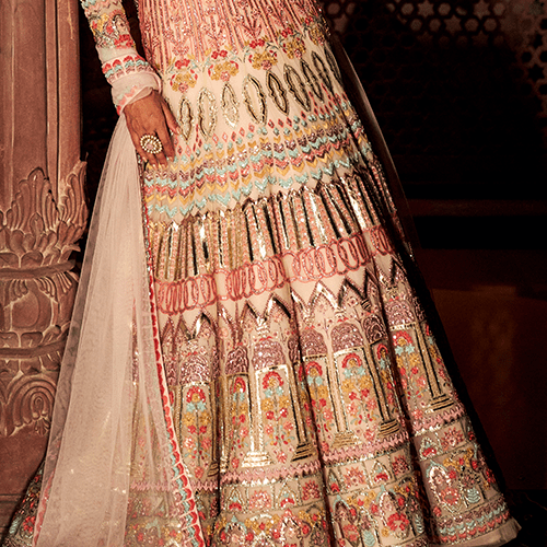 Baby Pink Anarkali Suit