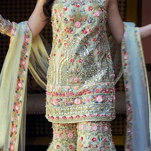 Light Green Sharara Suit