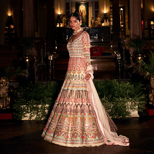 Baby Pink Anarkali Suit